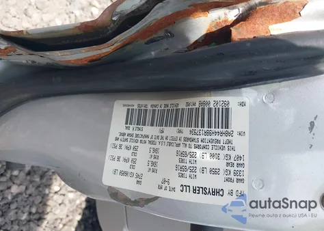 2008 Chrysler Town & Country Lx из США, поврежденный, VIN 2A8HR44H98R137934